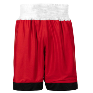 Ensemble de débardeurs et shorts de boxe pour hommes en noir avec uniforme de boxe de couleur rouge - Product Image 5