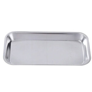 Medical Surgical Trays 201 Stainless Steel Manual Dental Instruments Tray Organizer Holder Sterilized Metal <b>Box</b> ISO 13485 - Product Image 1