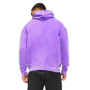 Sweats à capuche et sweat-shirts pour hommes de la meilleure qualité Design urbain élégant Style délavé pour l'hiver Sweats à capuche délavés à l'acide pour hommes - Product Image 4