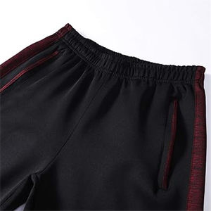 Survêtement de haute qualité pour hommes, logo personnalisé, streetwear, pantalon empilé, couleur unie avec fermeture éclair, survêtement - Product Image 4