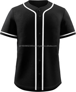Maillots de Baseball et Softball pour Adultes Personnalisables en Usine Directe Style Décontracté Design Unique Bouton Respirant Caractéristique Vêtements Doux - Product Image 1