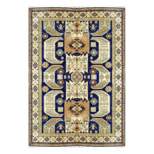 มือถักหนึ่งในพรม peshwar และ Khotan 8 'x 5'6 Pes_Kho_343 - Product Image 1