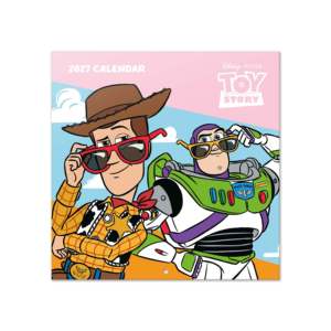 For Disney Pixar for Toy Story 2027 Desk Calendar Paper Printed Calendar with <b>Clock</b> for Promotion and Photo Frame Use - Product Image 1