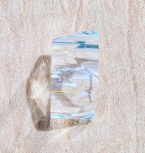 Servilletero acrílico transparente de cristal facetado de calidad superior, servilletero transparente, Decoración de mesa para fiesta de boda, restaurantes - Product Image 2