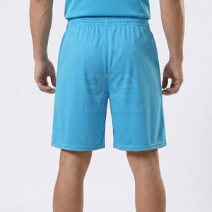 Shorts de basketball sportifs pour hommes, best-sellers, couleur unie, 100 % polyester, légers, séchage rapide, haute qualité, avec cordon de serrage - Product Image 5