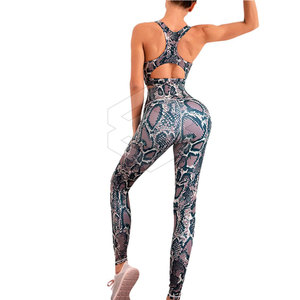 Precio barato Fitness Wear Quick Dry Mujeres Yoga Set Spandex Poliéster Hecho Mujeres Yoga Set - Product Image 2