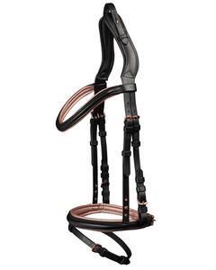 Genuine Brown Leather Bridle Dressage Horse Riding Equestrian Gear - Product Image 6