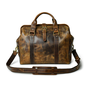 Dernière conception de sacs de sport d'extérieur en cuir véritable Nouvelle mode Sacs de voyage - Product Image 1