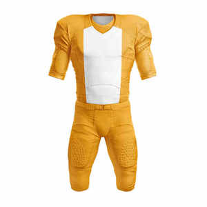 Uniformes de Fútbol Americano Personalizados al por Mayor, Conjuntos de Uniformes de Fábrica OEM, Impresión por Transferencia de Calor, Spandex/Poliéster, Pantalones Cortos Antibacterianos - Product Image 2