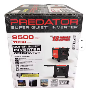 NOUVELLE ANNONCE Générateur portable à onduleur PREDATOR 9500 Watt SUPER SILENCIEUX avec garantie de 3 ans et son surround - Product Image 3