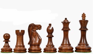 Juego de Piezas de Ajedrez Grandmaster Staunton Hechas a Mano en Madera de Sheesham y Boj, Rey de 3.75 Pulgadas al Mejor Precio - Product Image 4