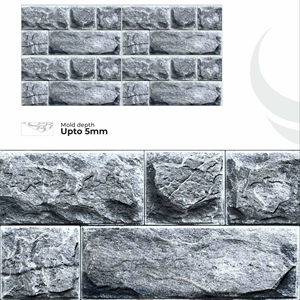 Carreaux muraux extérieurs en porcelaine 300x600mm, design en relief - Product Image 1