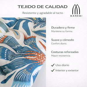 Cojines para Silla Repelentes al Agua de 40x40x5 cm, Fáciles de Limpiar con Correas de Sujeción para Camping y Uso en Interiores/Exteriores en Todas las Estaciones - Product Image 5