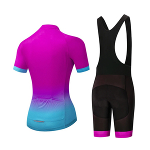 Dernière conception Impression de logo personnalisé Meilleur design Vêtements de course cycliste Uniforme de cyclisme de haute qualité - Product Image 2