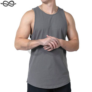 เสื้อกล้ามคอตตอนสำหรับผู้ชายเสื้อกล้ามสำหรับออกกำลังกายเล่นฟิตเนสพิมพ์ลายได้ตามต้องการ - Product Image 1