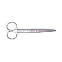 Ciseaux Mayo classiques droits et courbés 5,5 pouces en acier inoxydable de qualité chirurgicale plaqué argent pour piercing corporel et soins infirmiers
