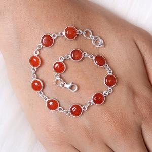 Handmade Silver <b>Boho</b> Style <b>Bracelet</b> Jewelry 925 Sterling Silver Carnelian Gemstone Trending <b>Bracelet</b> Jewelry For Women Gift For - Product Image 2