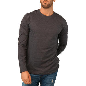 T-shirt Homme 2026 Nouvelle Collection Léger Séchage Rapide Manches Longues Style Formel en Tissu Tricoté Prix de Gros - Product Image 1