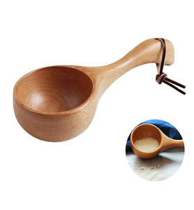 ช้อนซุปไม้มะม่วงสำหรับใช้มือจับขนาดใหญ่และร้านอาหารทุกวันสามารถล้างน้ำได้อย่างปลอดภัย - Product Image 4