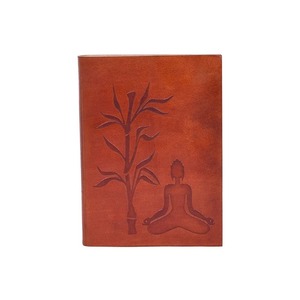Diario de cuero, diario hecho a mano, diario de Buda - Product Image 1