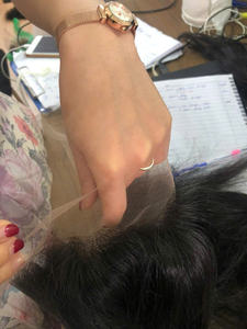 HD Swiss Closure Hair Raw Vietnamese Hair Bundles Closure HD Swiss Closure 7x7 Línea de cabello natural Nudo pequeño Listo para enviar - Product Image 2