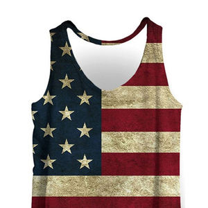 Camiseta sin Mangas Deportiva Transpirable de Cuello Redondo de Spandex/Algodón de Alta Calidad a Precio de Fábrica para Hombre, Informal, para Entrenamiento, Gimnasio - Product Image 4