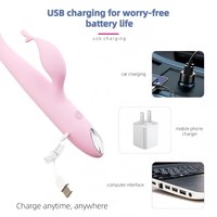 10-Frequenz Dual-Vibrations-G-Punkt-Klitoris-Stimulator Silikon-Dildos Vibratoren Sexspielzeug für Frauen