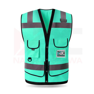 เสื้อกั๊กโพลีเอสเตอร์สะท้อนแสงคุณภาพสูงพร้อมโลโก้ที่ปรับแต่งได้ - Product Image 2