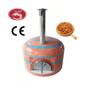 <span class=keywords><strong>Four</strong></span> à pizza napolitain de grande taille, au feu de bois, extérieur, en argile, isolé, en briques, au charbon de bois, pour restaurant - Product Image 1