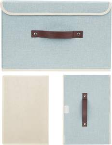 Boîtes et bacs de rangement en tissu pliables et lavables sur mesure OEM avec couvercles pour la maison, le bureau, la garde-robe, le salon - Fournisseur en gros - Product Image 6