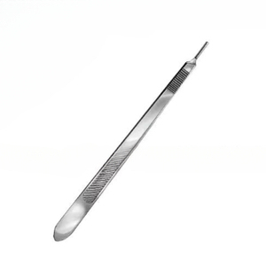 Produits avec logo personnalisé Manche de scalpel de haute qualité Manche de scalpel chirurgical solide long de 21.5cm en acier inoxydable - Product Image 6