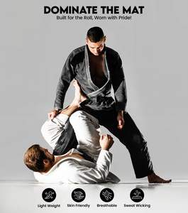 Kimono de BJJ Transpirable, Uniforme de Artes Marciales Personalizado para Alto Rendimiento - Product Image 5