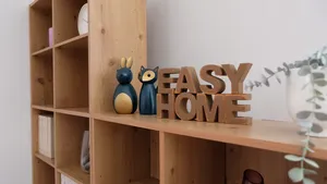 12-Grid Free Standing <b>Solid</b> <b>Bookcases</b> Bookshelves <b>Wood</b> Storage Shelf - Product Image 5