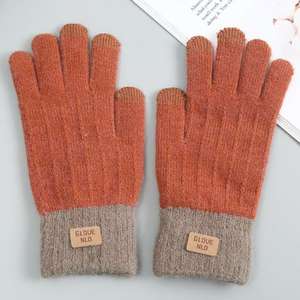 Hot sales Winter jacquard <b>gloves</b> Fingered <b>touchscreen</b> Thermal <b>Gloves</b> - Product Image 4