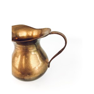 Jarra de Latón Ecológica de Alta Calidad Kraft World, Diseño Vintage Boho Moderno de Mediados de Siglo, Recipiente de Metal Dorado de 1 Litro - Product Image 3