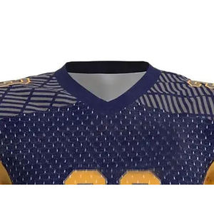 ชุดฟุตบอลอเมริกันแบบมืออาชีพผ้านุ่มระบายอากาศได้ดีแขนสั้นดีไซน์ใหม่เฉพาะทีม - Product Image 5