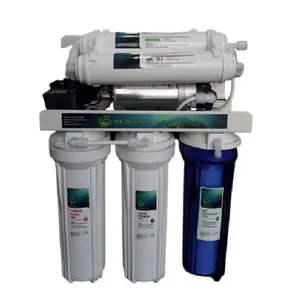 High quality 5 Stage RO water filter machine with 75GPD Reverse Osmosis 24V booster pump 4G Tank made in Vietnam