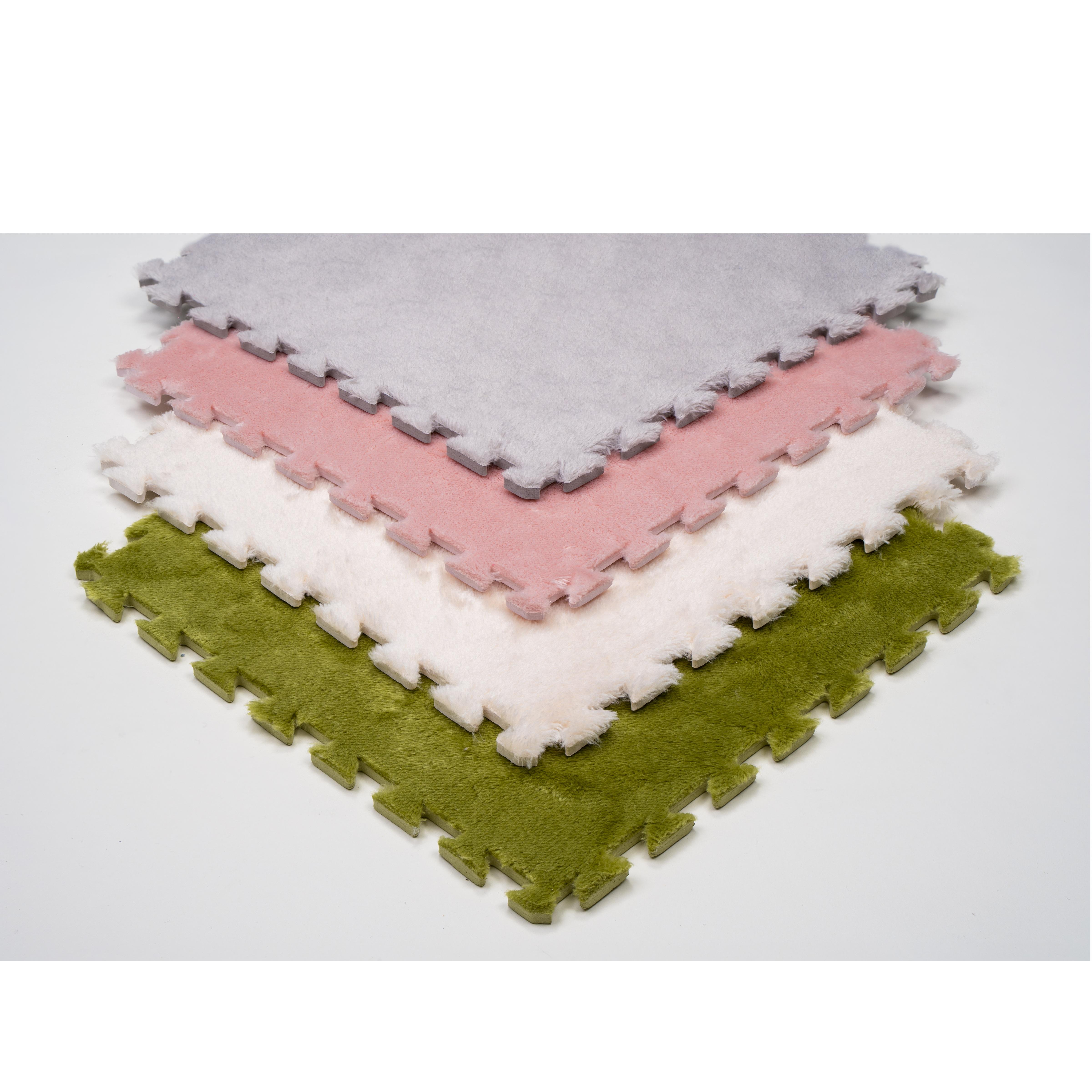 beige, pink, green, brown, black, blue, gray