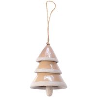 Cloche de vache en céramique antique élégante pour les maisons de campagne et les patios extérieurs inspirés par la ferme avec la décoration rustique