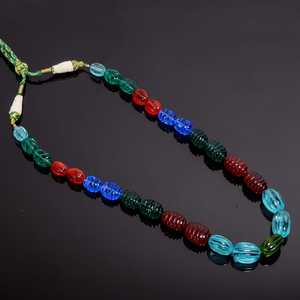 Phòng thí nghiệm phát triển đa Sapphire chạm khắc hạt trưng bày sắc thái cầu vồng tốt chi tiết biểu tượng của nghề thủ công hiện đại và sang trọng hiếm - Product Image 1