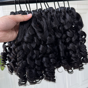 Paquetes de Cabello Humano Natural Rizado y Voluminoso de Camboya, Color Natural, Calidad Duradera, Venta al Por Mayor - Product Image 1