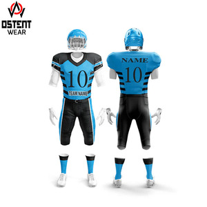 Ensemble de maillots de football américain à manches courtes conçus sur mesure vêtements de sport uniformes d'équipe - Product Image 4