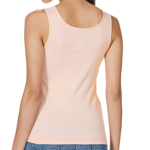 เสื้อกล้ามผู้หญิงขายส่ง สีพื้น คอกว้าง ถักนิตติ้ง สวมใส่สบาย ระบายอากาศได้ดี ไม่มีแขน - Product Image 3