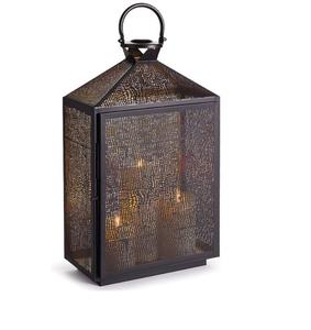 Fancy Vintage Premium Style Stainless Iron & <b>Glass</b> Combination Candle Lantern New Design and Color Home and Christmas Decoration - Product Image 4