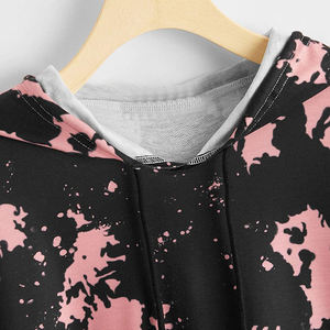 Sudadera con capucha de algodón para mujer, prenda deportiva de talla grande, Casual, de manga larga, fabricante OEM - Product Image 3