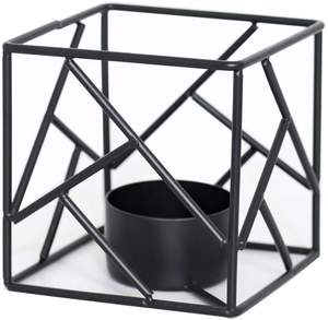 Handmade Shiny Nickel Plated Silver Square Metal <b>Candle</b> Stand Holder Custom New Design for Home Decoration - Product Image 4