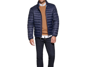 Men's <b>Thick</b> 100% Cotton Canvas Puffer Jacket Stand Collar Zipper Closure Eco-Friendly Quick Dry <b>Winter</b> <b>Coat</b> - Product Image 6