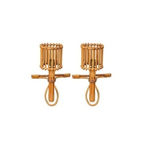 Lámpara de pared de bambú para decoración interior, luz decorativa de lujo para dormitorio, moderna, de hierro y bambú, gran oferta - Product Image 5