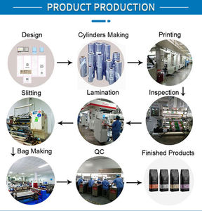 Glossy Flat Pouch with <b>Clear</b> Window for Dried Seafood Packaging Designed for Retail Sales and Export Distribution Vietnam - Product Image 6
