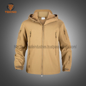 Vestes Softshell de sport de plein air Prix bon marché Vestes Softshell étanches pour hommes Vestes Softshell respirantes à manches régulières Vestes pour hommes - Product Image 6